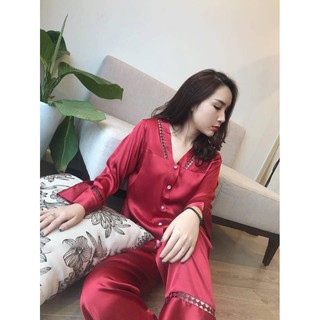 [SỈ] Bộ đỏ be be cổ V Tamishop
