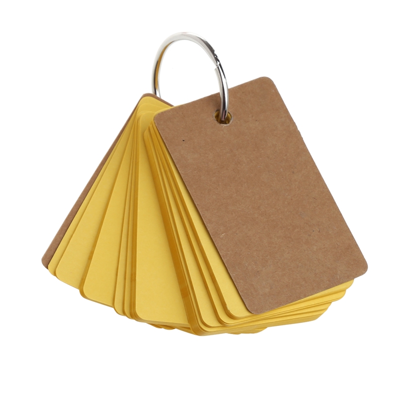 Thẻ ghi nhớ học tập bọc giấy kraft tiện dụng chất lượng cao