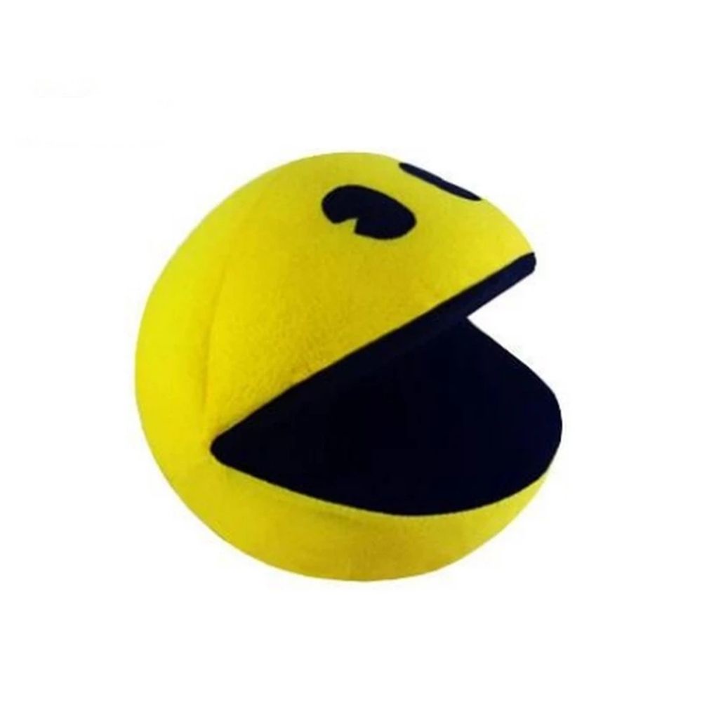 Đồ chơi nhồi bông mềm hình Pacman mặt cười 14cm cho bé