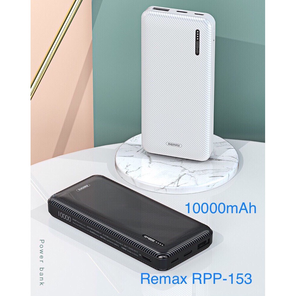 Pin dự phòng chính hãng 10000mah Remax RPP-153