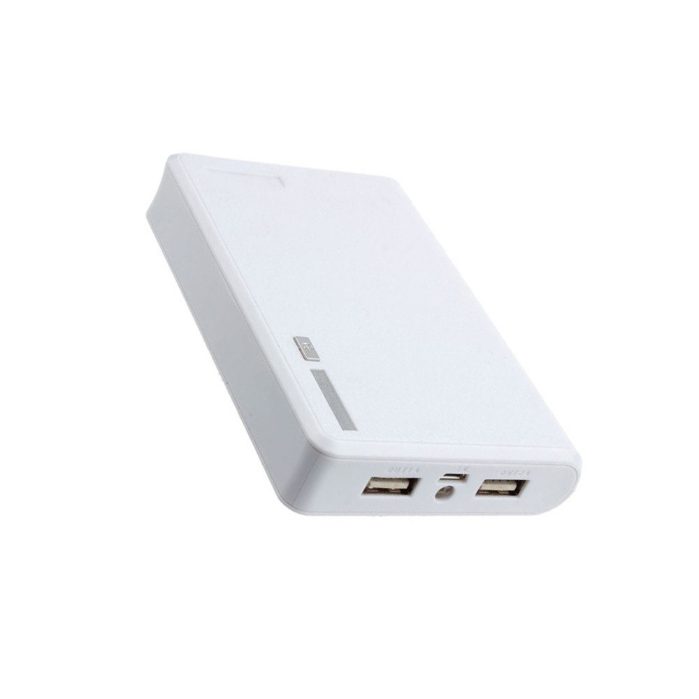 Vỏ hộp pin sạc dự phòng AUGUSTINE màu trắng USB DIY