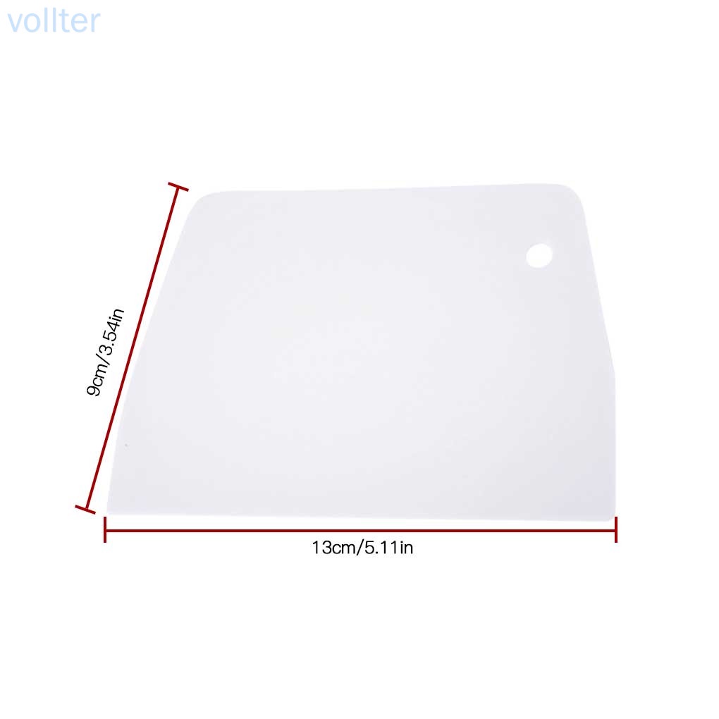 Set 2 dụng cụ làm bánh bằng nhựa PP màu trắng