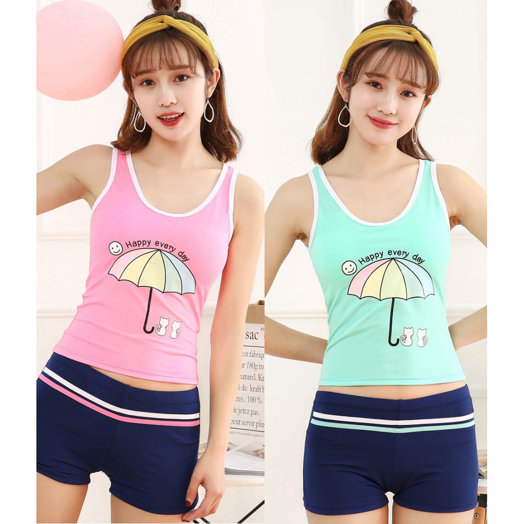 Đồ Bơi Xinh Cho Teen FreeSize Từ 30Kg-40Kg AT124 Shop Mây Bikini Áo Tắm