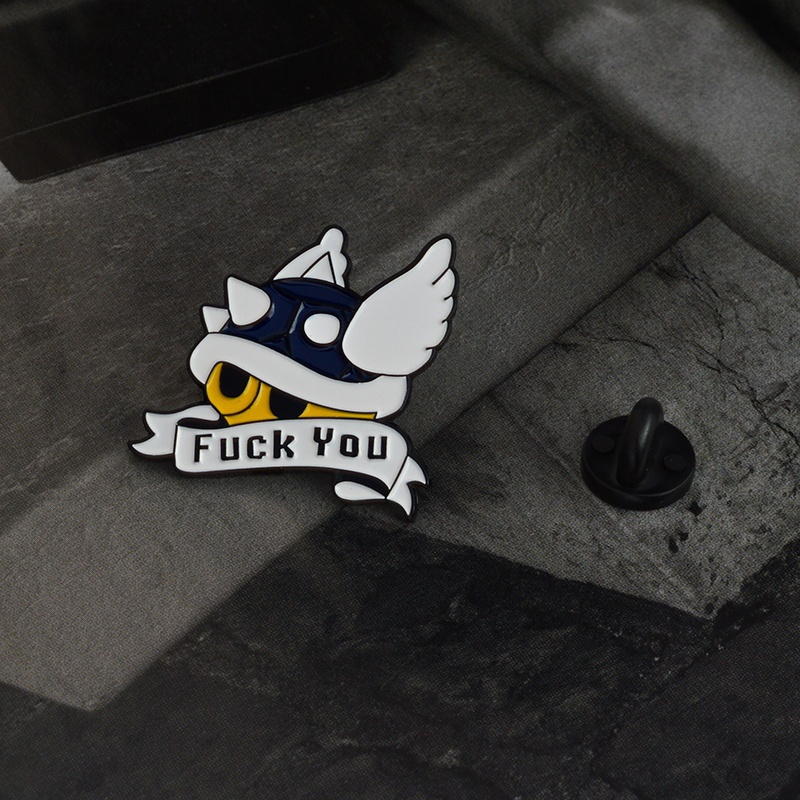 Ghim cài áo hình hoạt hình Mario Kart dễ thương