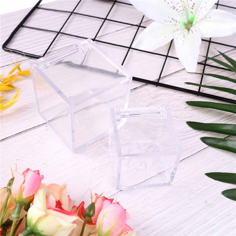 Hộp Đựng Kẹo Bằng acrylic Trong Suốt Dùng Trang Trí Tiệc Cưới