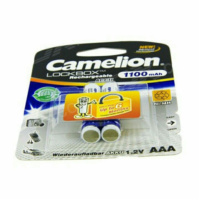 Pin sạc AAA Camelion Camelion Lockbox 1100mAh