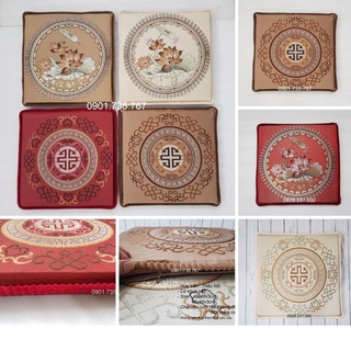 Đệm ngồi bệt, nệm ngồi thiền có khoá kéo 48x48x3cm
