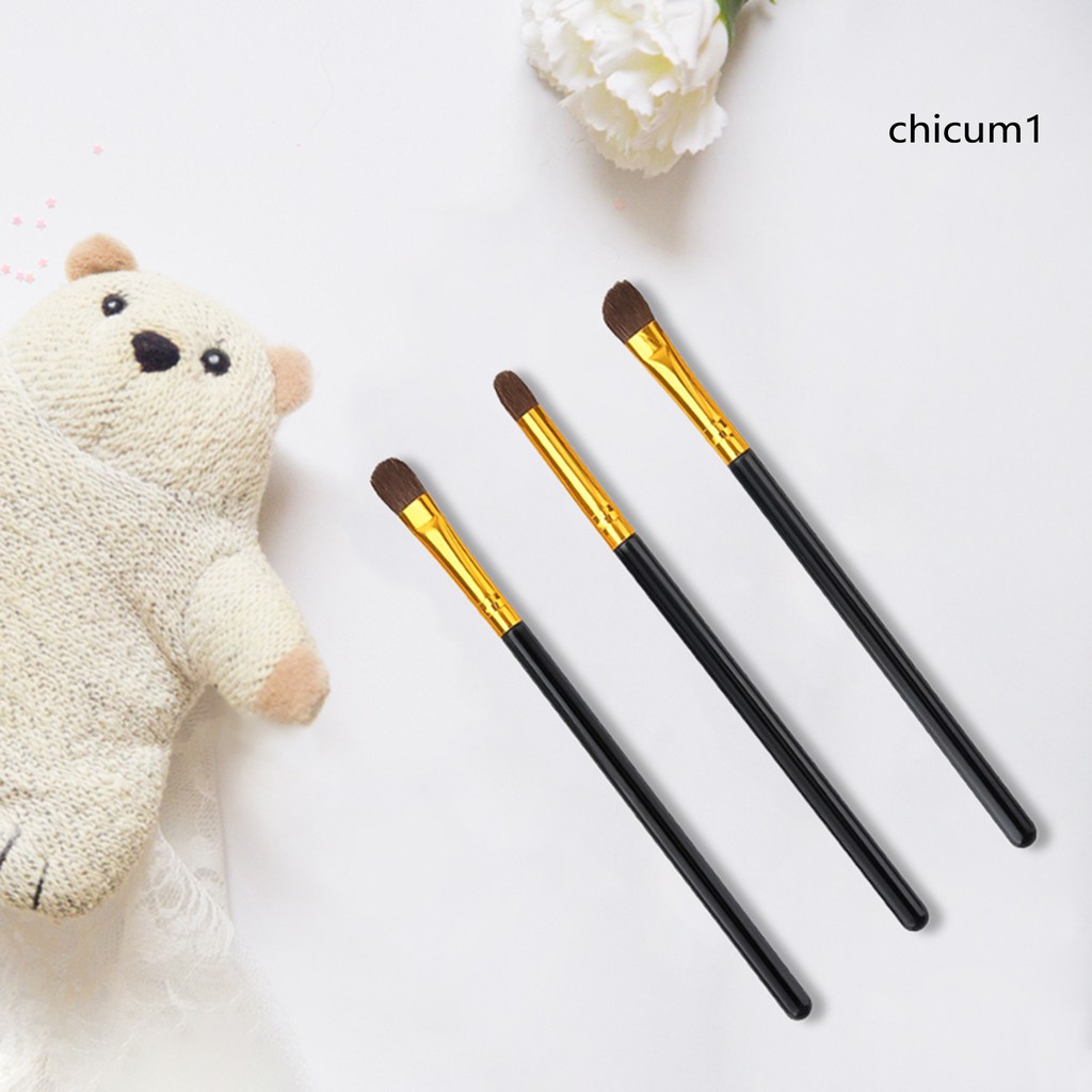 [Hàng mới về] Set 3 cọ trang điểm mắt tiện dụng chất lượng cao