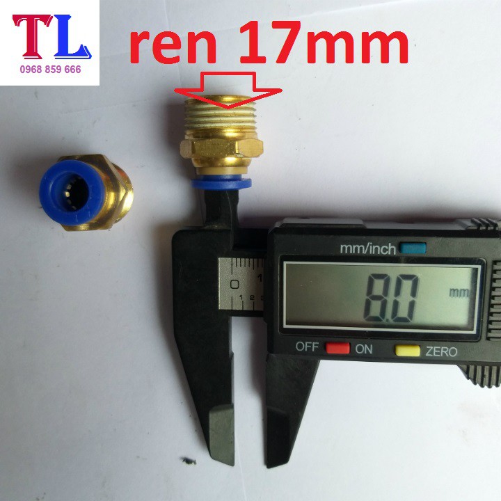 Ốc ren 17/8 trong máy bơm mini phun sương