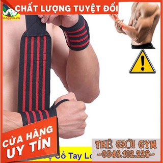 (sẵn) Băng Quấn Bảo Vệ Cổ Tay GYM Wrist Cao Cấp (1 Đôi)