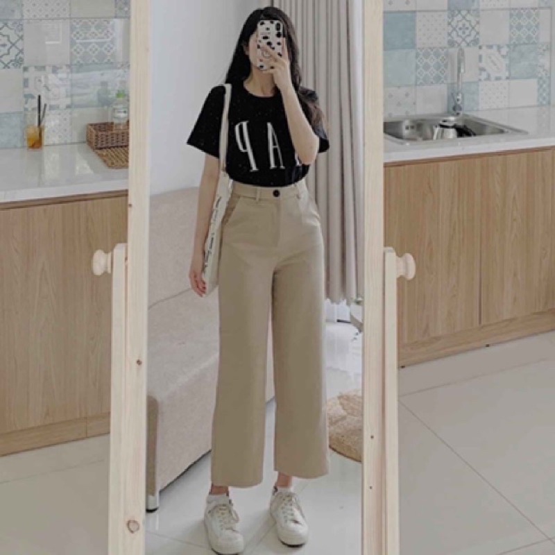 Áo thun unisex gap form rộng oversize