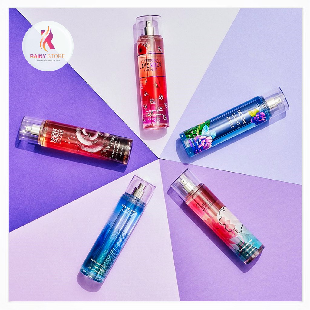 Xịt thơm toàn thân Bath & Body Works Moonlight Path 236ml | Thế Giới Skin Care