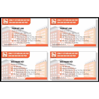In card Visit giá lẻ tốt nhất(combo 5 hộp)