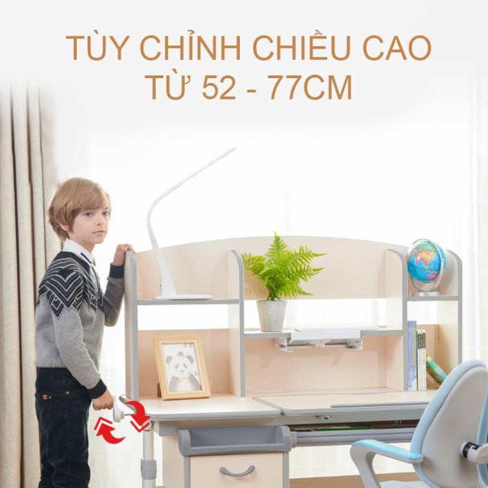 Bộ bàn ghế học sinh chống gù chống cận cao cấp . Bộ bàn học thông minh .Có thể tùy chỉnh chiều cao, bảo hành 3 năm