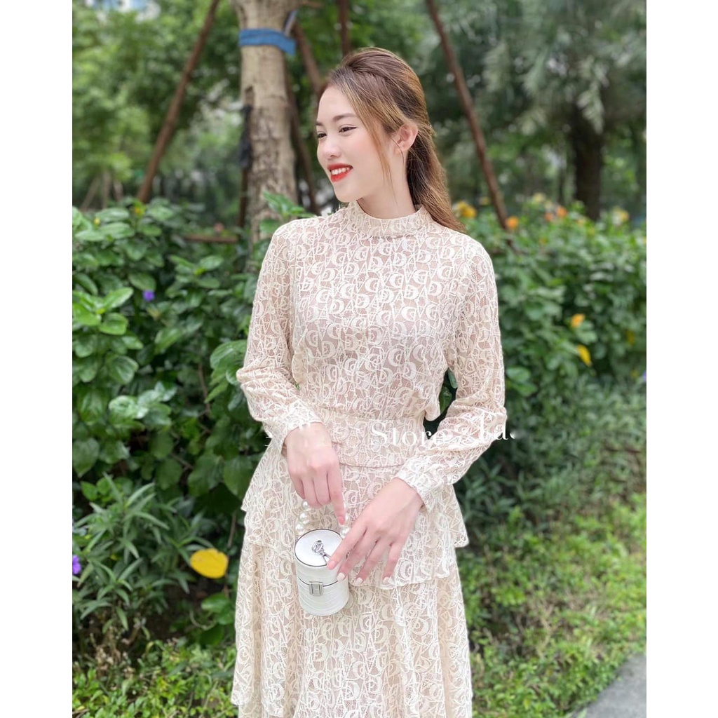 Váy ren siêu sang chảnh