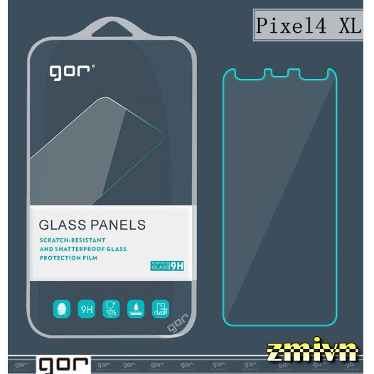 Bộ 2 Cường lực Google Pixel 4xl , Pixel 4 , Pixel  4A , Pixel 4A 5G chính hãng Gor
