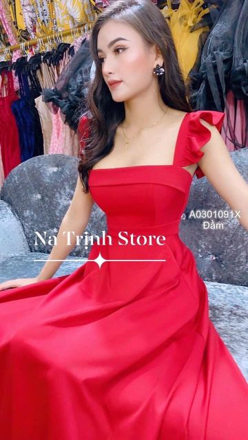 Đầm maxi đỏ | BigBuy360 - bigbuy360.vn