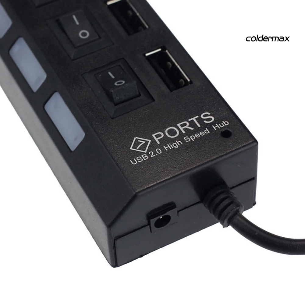 Bộ Chia 7 / 4 Cổng Usb 2.0 Cho Pc Laptop | BigBuy360 - bigbuy360.vn