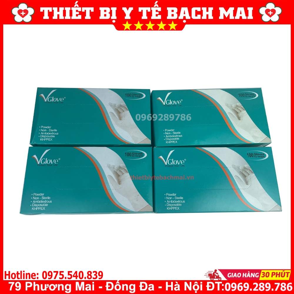 Găng Tay Y Tế Có Bột -  - Không Bám Hút Da Tay
