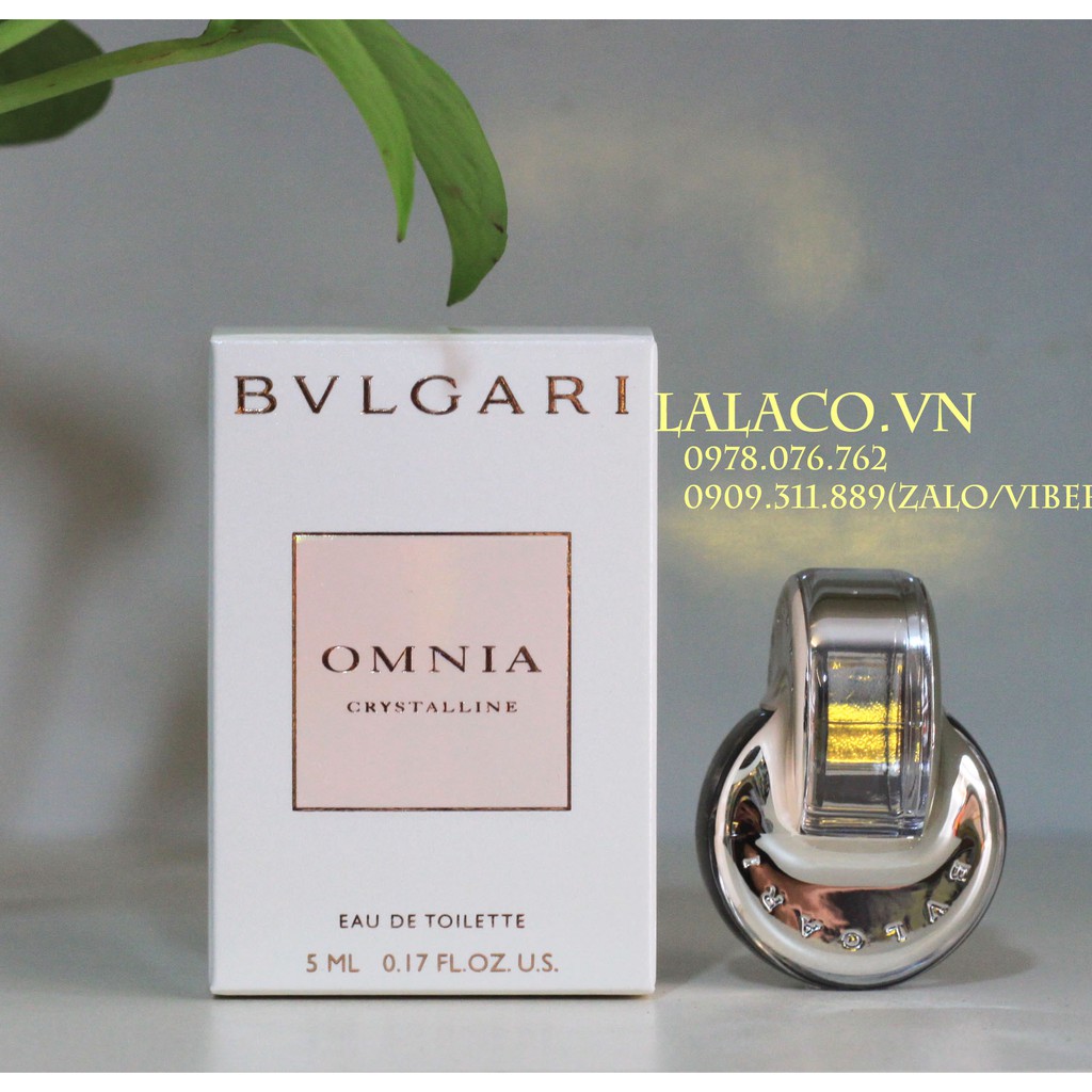 Nước hoa mini Bvlgari Omnia Crystalline 5ml | Thế Giới Skin Care