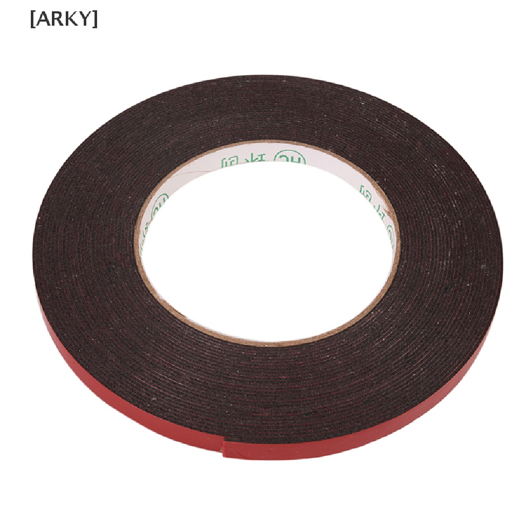 Cuộn Băng Keo Hai Mặt 10M Siêu Dính Màu Đỏ