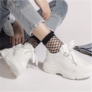 Vớ lưới đen trơn mắt cá phong cách