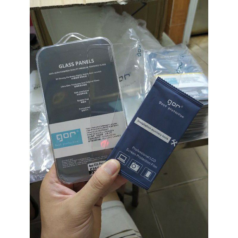 Bộ 2 kính cường lực GOR Asus Rog phone 3 ZS661KL (2 miếng full box)