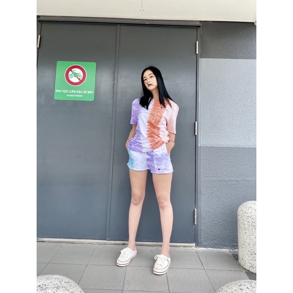 (HÀNG XUẤT XỊN) Quần Cham hoạ tiết 1817 CHAM WASH TYE DYE Made in Cam/bo/dia full-tag-code