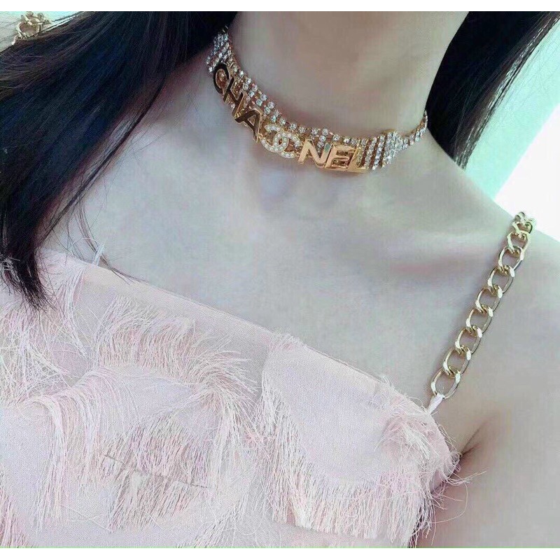 Choker đá lấp lánh