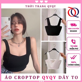 Áo croptop QYQY cho nữ đẹp, áo croptop ba lỗ, phong cách mùa hè năng động, mặc ở nhà, đi chơi, đi biển
