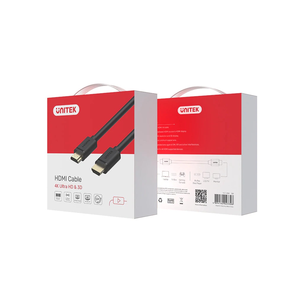 Cáp HDMI 10M Unitek Y-C142M chính hãng, bảo hành 12 tháng 1 đổi 1