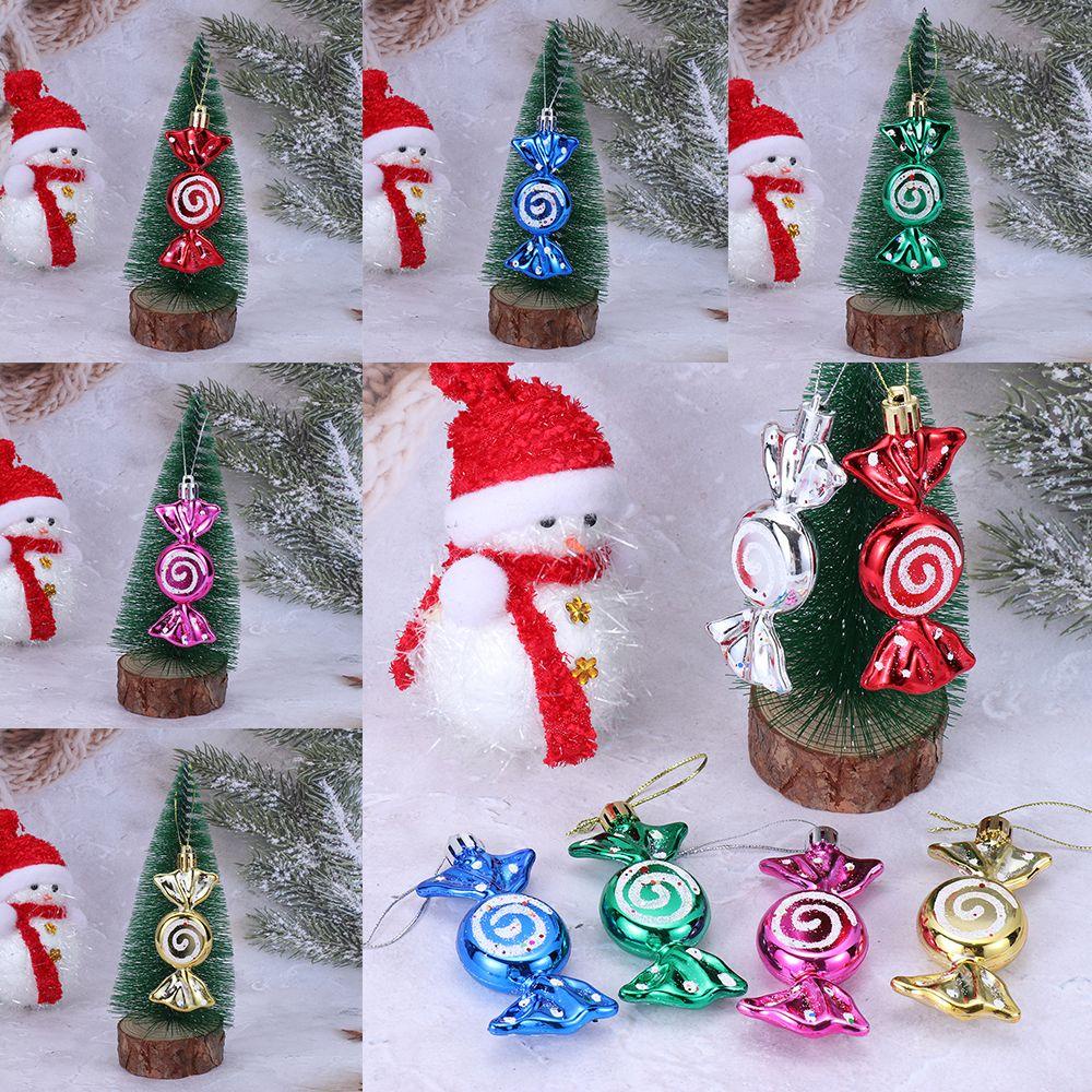 Set 6 Phụ Kiện Trang Trí Cây Thông Giáng Sinh Năm Mới