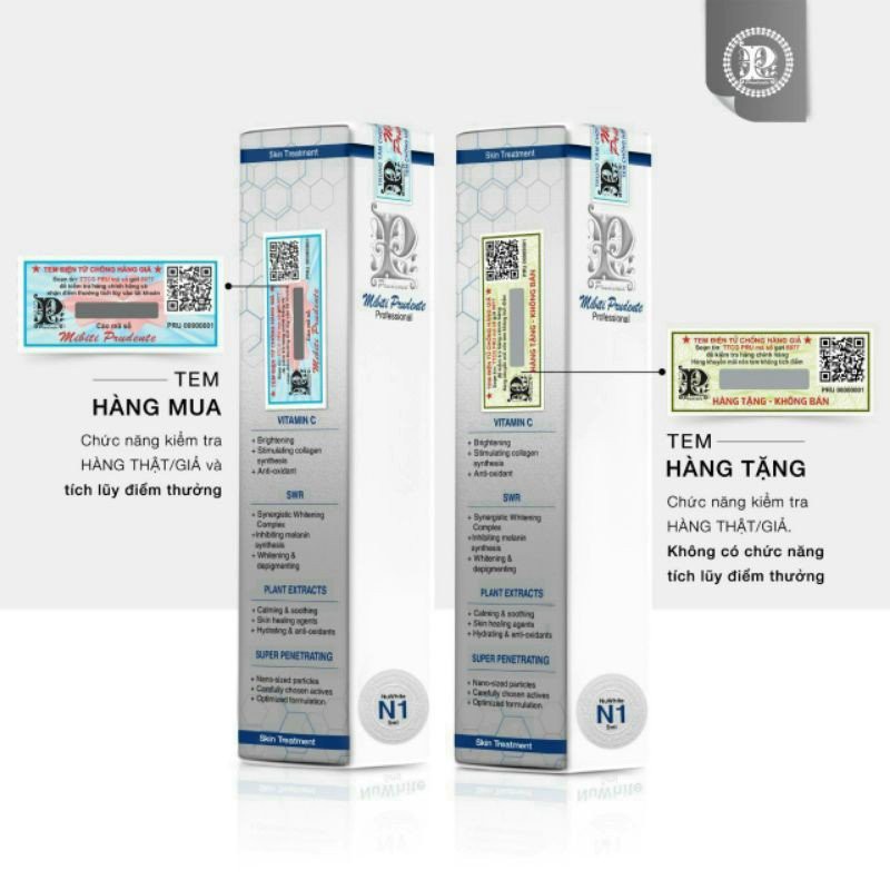Kem làm hồng nhũ hoa 15ml Nuwhite N1 MIBITI PRUDENTE có tem và mã cào