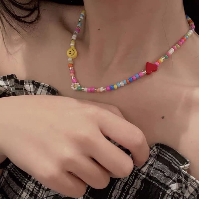 Nhiều mẫu- Dây chuyền hạt cườm charm kute