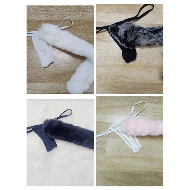 Quần lót đuôi cáo ảnh thật chụp sàn