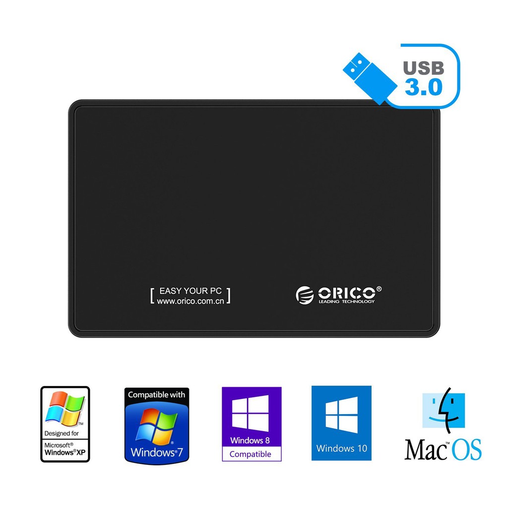 Ổ Cứng Di Động 250gb 320gb 500gb 1tb 3.0 Orico 2577U3 - Bảo hành 24 tháng 1 đổi 1 tặng túi chống sốc