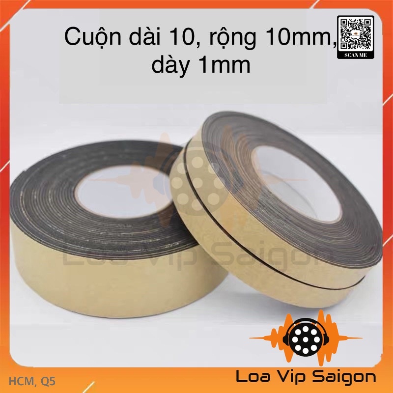 Mút Eva bo kín viền loa, chống xì hơi (10m)