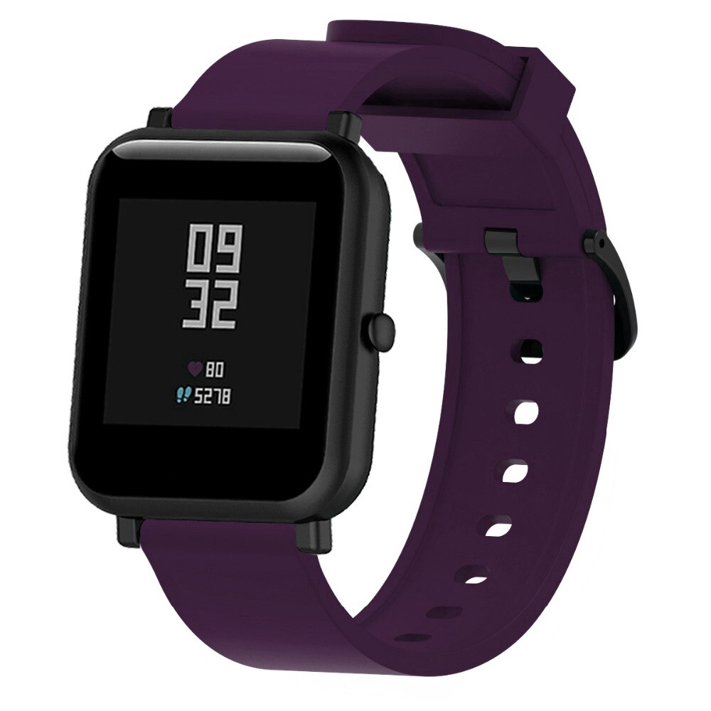 Dây đeo đồng hồ thông minh bằng silicon 20mm Xiaomi Huami Amazfit GTS/Bip Lite/GTR 42mm/COLMI P8