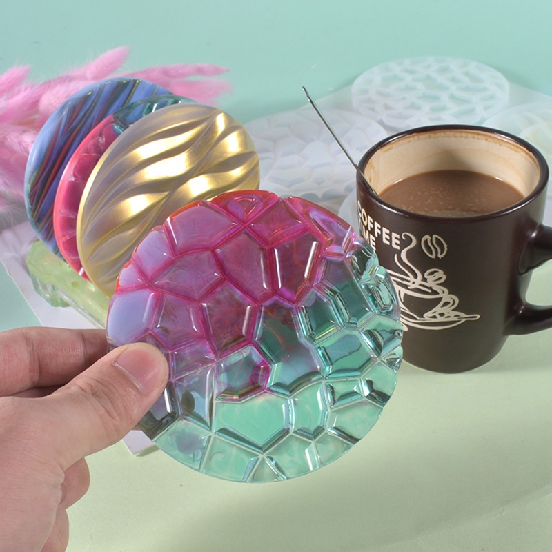 Khuôn Silicone Hình Tròn Dùng Làm Resin Resin Diy