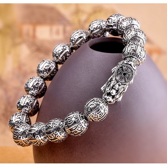 Lắc Tay Tỳ Hưu - Om Mani Padme Hum Tây Tạng - LT124