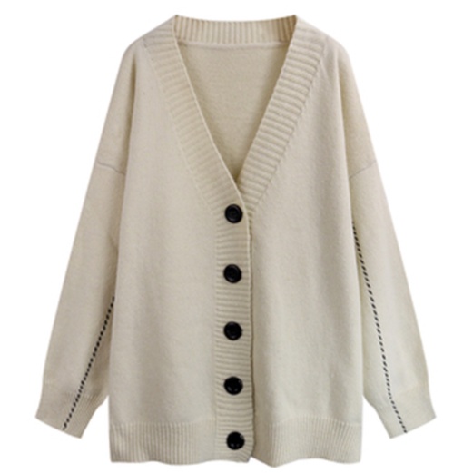 Áo khoác len nữ, áo cadigan nữ xám, trắng unisex, oversize, bigsize 2021 | BigBuy360 - bigbuy360.vn