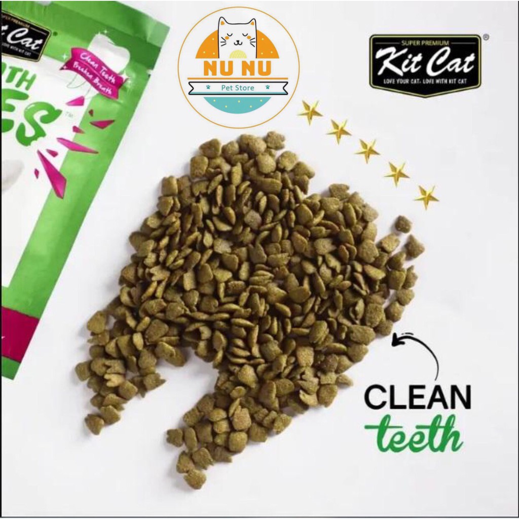 [Mã 253FMCGSALE giảm 8% tối đa 100K đơn 500K] [SẠCH RĂNG, GIẢM HÔI MIỆNG] Bánh thưởng Kitcat Breath Bites cho mèo