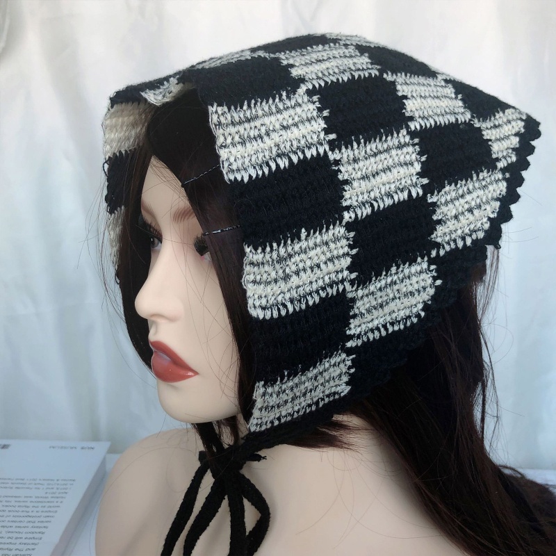 Han Yin Yang Khăn Choàng Cổ Đan Móc Sáng Tạo Cho Đầu Kerc