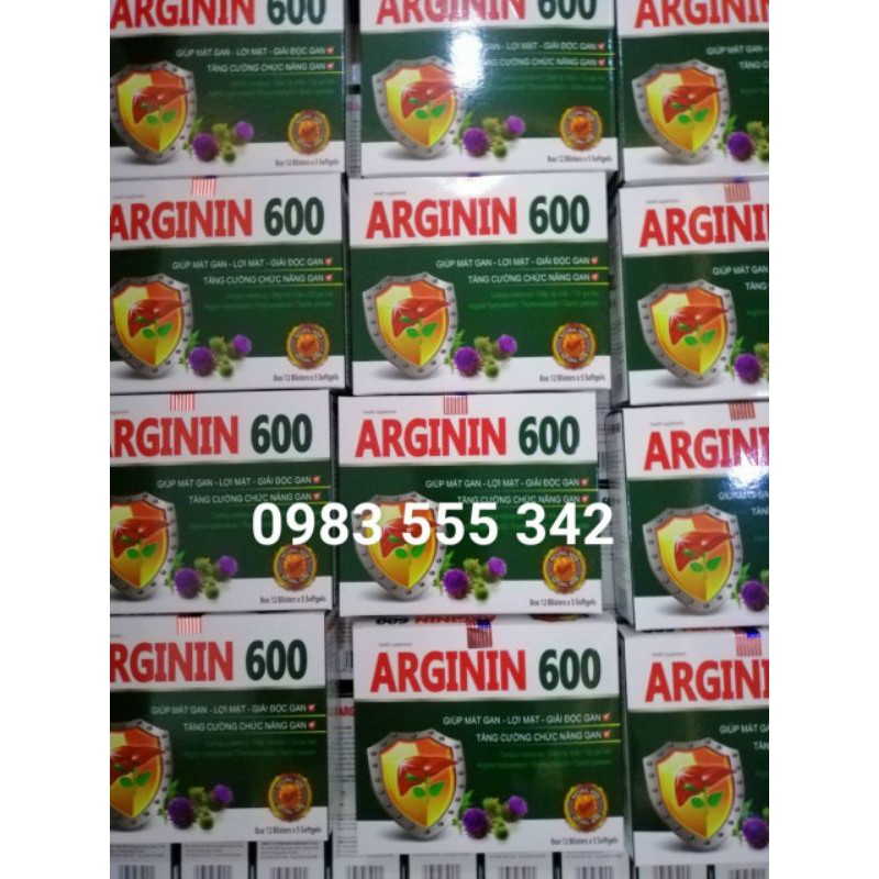 ARGININ 600 tăng cường chức năng gan
