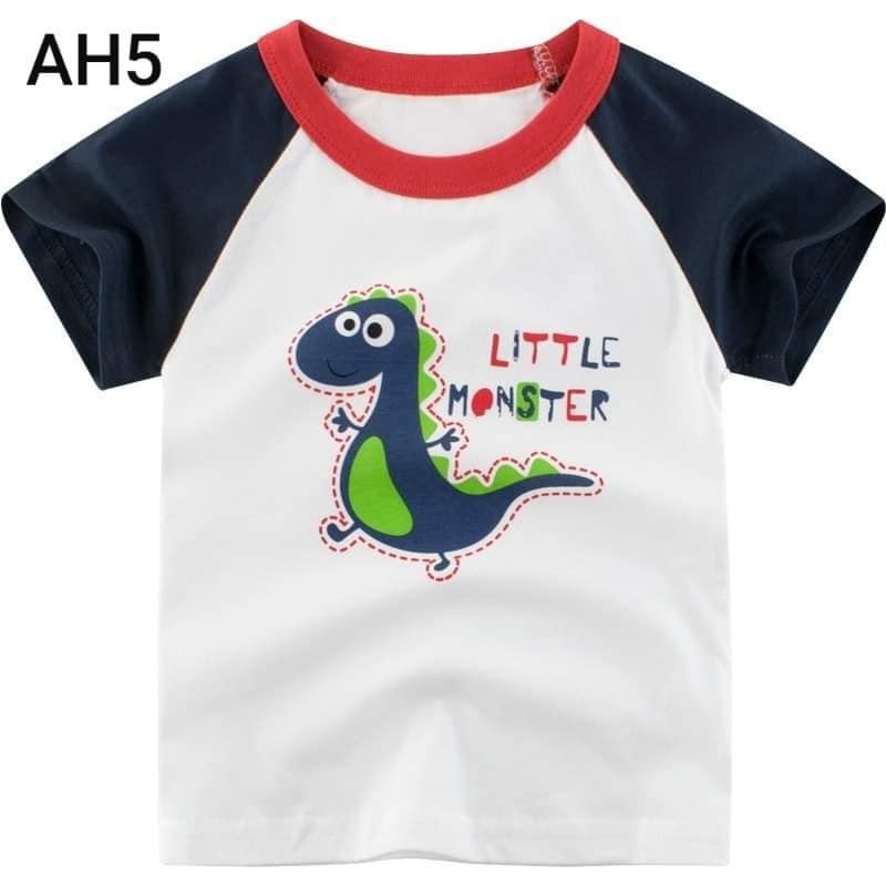 Áo Bé Trai cotton cộc tay 27kids chính hãng