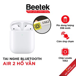 Tai nghe Bluetooth Air2 Hổ vằn Cảm biến hồng ngoại, định vị đổi tên, Cảm ứng đa điểm, Fix pin ảo