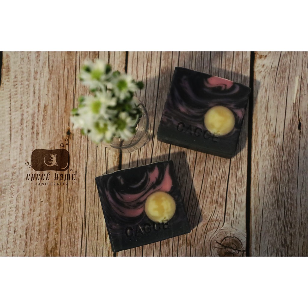 [HCM] Xà phòng da nhờn, mụn than tre hoạt tính La Luna Caccé Home (xà phòng thiên nhiên Handmade) | BigBuy360 - bigbuy360.vn