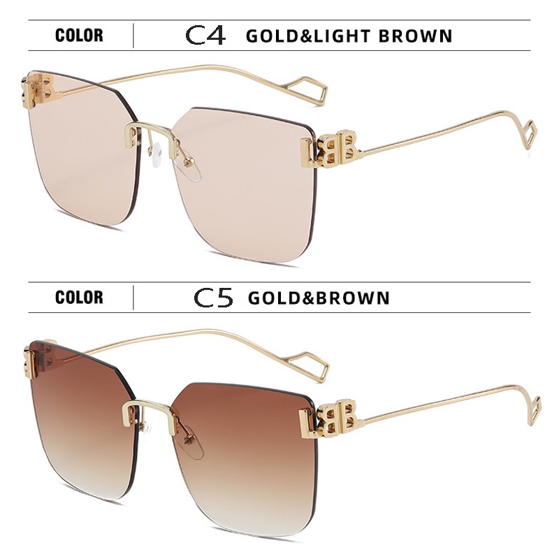 Kính Mát Gọng Vuông Phong Cách Vintage Hàn Quốc Cho Nam Nữ