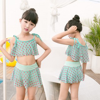 Bikini tắm biển chấm bi dễ thương