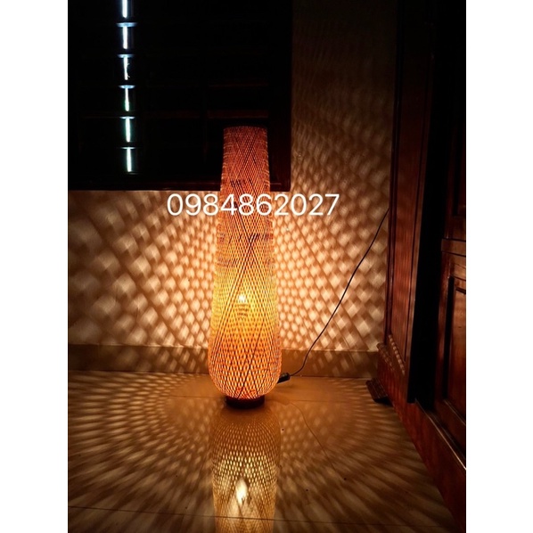Đèn ngủ mây tre đan, đèn trang trí